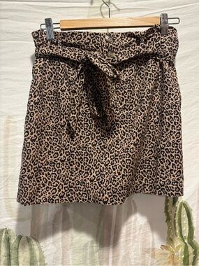 American Eagle Leopard Skirt High Waister Button Down Skirt 🌵XS